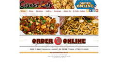 Desktop Screenshot of orientalcafeaustell.com