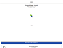 Tablet Screenshot of orientalcafeaustell.com